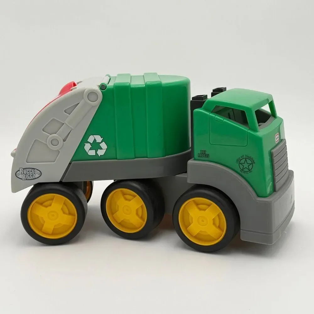 Little Tikes Rugged Riggz Green Recycling Truck Articulated